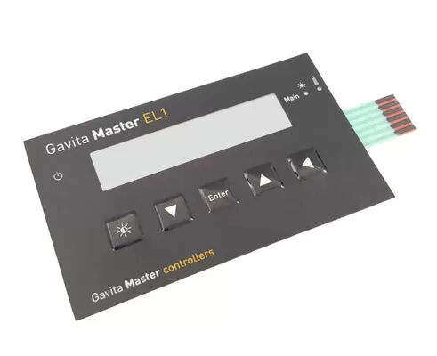 3M Adhesive Custom Membrane Switch progettato con percorso di azionamento da 0,1 a 0,4 mm e strato di circuito PET che fornisce una lunga durata